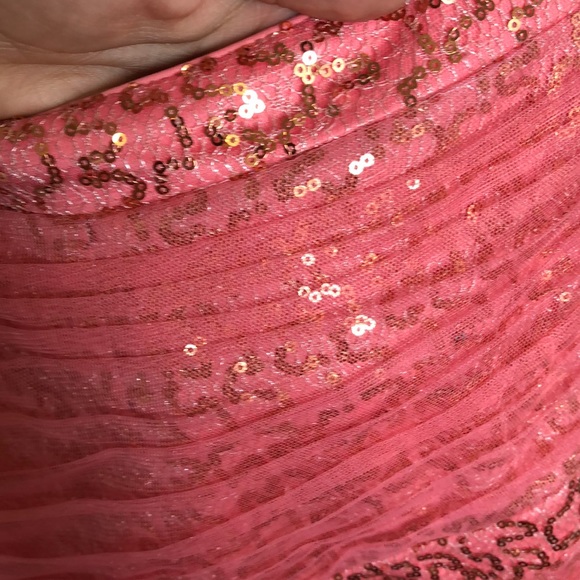 NWOT Coral Prom Dress - Picture 3 of 4